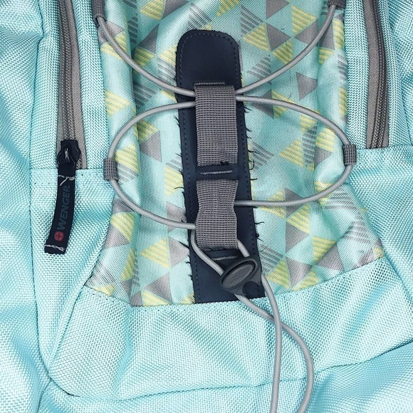 SwissGear Women's Aqua Blue 16" Laptop Backpack - Picture 6 of 7